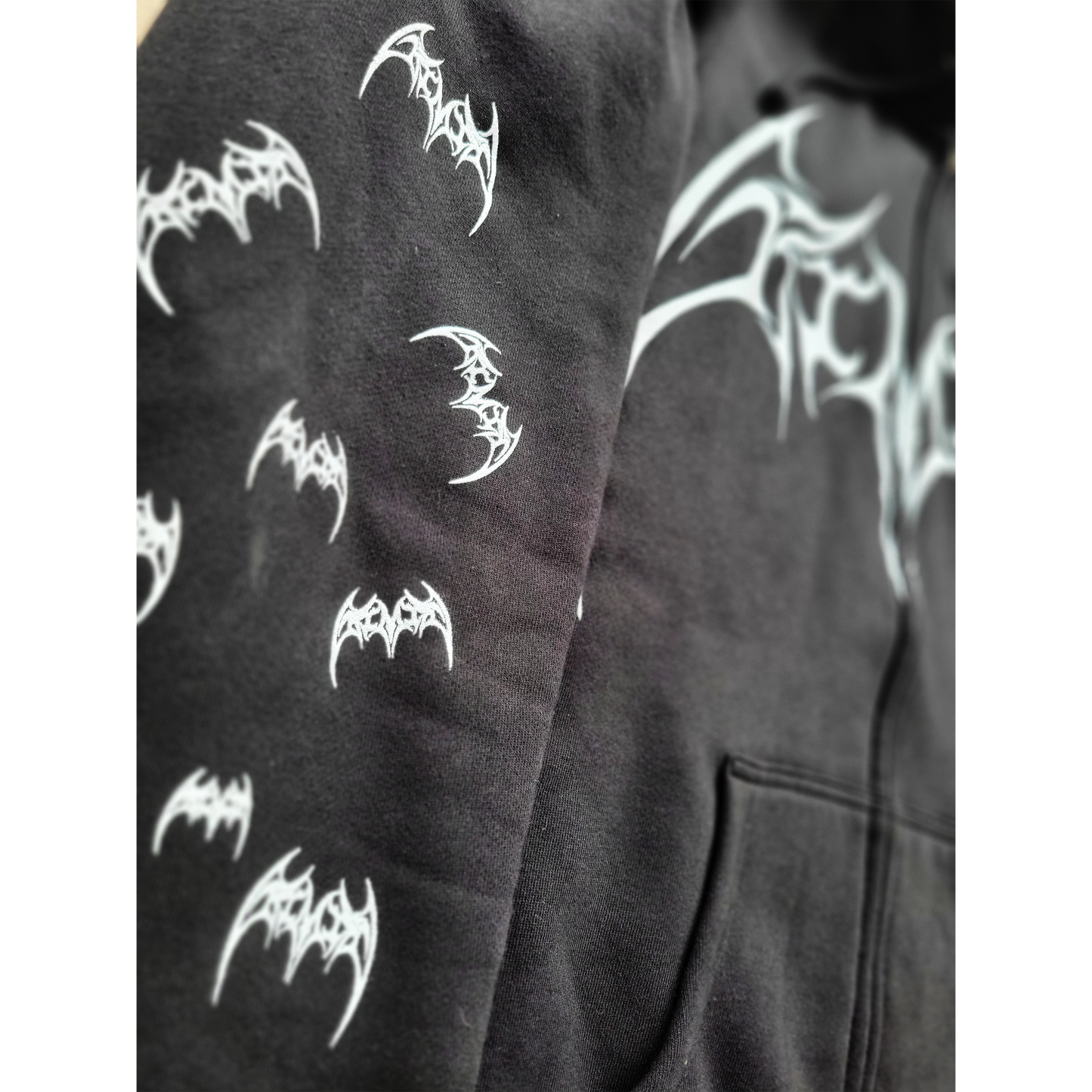 Bat logo zip up