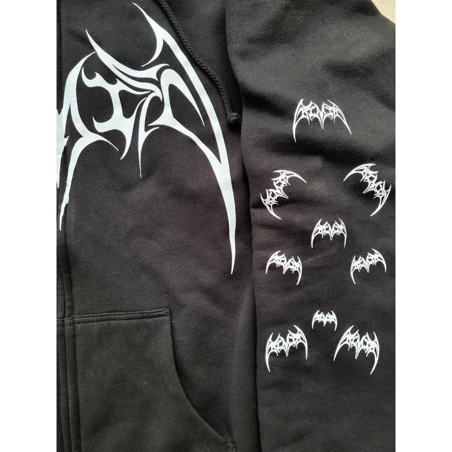 Bat logo zip up